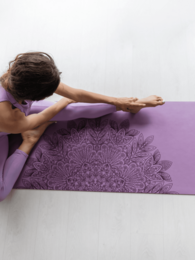 DIYogi™ PURPLE YOGA MAT - MANDALA