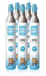 Replacement CO2 cylinder for SodaStream & Co. devices, 425g (60 l), suitable for SodaStream, Grohe Blue, REHAU, SodaPop, BRITA Neo, Brita Yource, Jäger Zylinder, and SodaFresh.