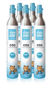SodaBär© Ersatz-CO2-Zylinder für SodaStream & Co. 425g (60 l)