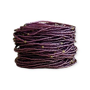 Masai Beads Bracelet Eggplant
