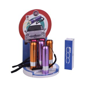 Fiat display van 6 diverse metalen fakkels