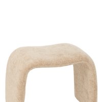J-Line kruk N shape - textiel - beige