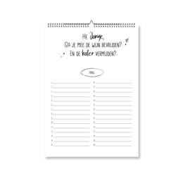 calendario compleanno A4