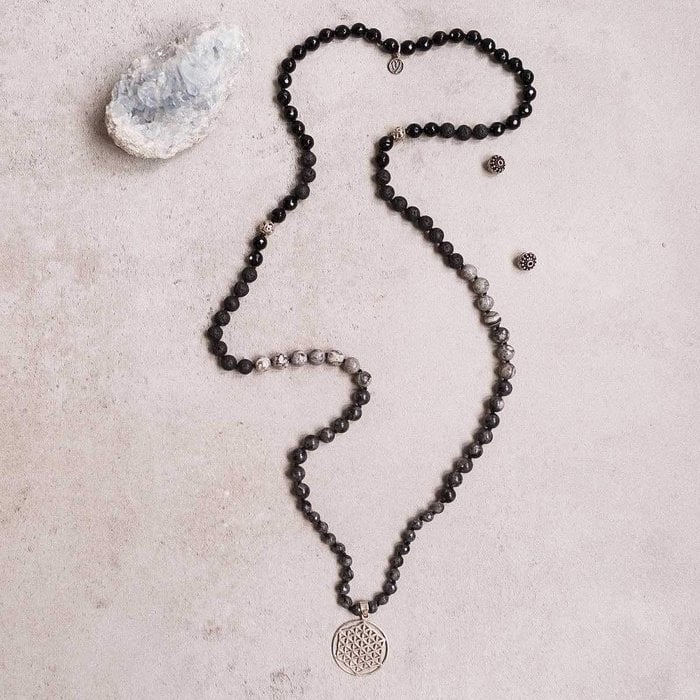 Connection Man Gemstone Mala