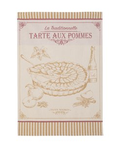 TARTE AUX POMMES - Kitchen Tea Towel 50x75 cm