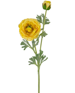 Kunstranonkel Real Touch Yellow 60cm