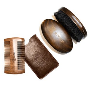 Beard Brush & Comb Set