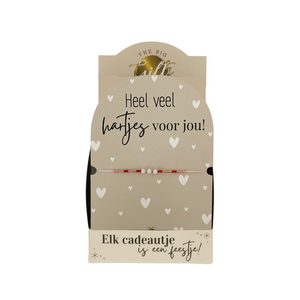 NIEUW Armband – Heel Veel Hartjes Display