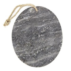 Servier-/Schneidebrett OVAL, Marmor – Groß