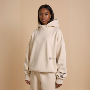 Hoodie "BAD GIRLS GO TO PARIS" - Beige