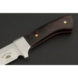 ED MAHONY Red Prairie Hunter, couteau de chasse, 440A