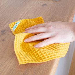 Sæt med 6 vaskbare papirhåndklæder - Farver: Ecru / Sennep / Khaki / Grå