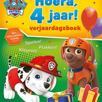 Paw Patrol Hurra, 4 Jahre alt! Geburtstagsbuch