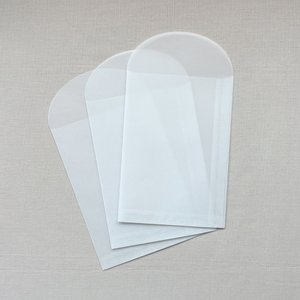 Transparent envelope - m deluxe - Packing Packing Vellum for gifts, cards & products of all kinds - 10.5 x 15 cm (PU = 10 pieces)