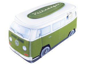 Volkswagen VW T2 Bus 3D Neopren Kleine Universaltasche - Klein/Grün