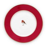 Plate Love Birds Red 17cm