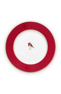 Plate Love Birds Red 17cm