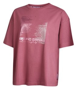 bruno banani Damen T-Shirt mit Statement Print