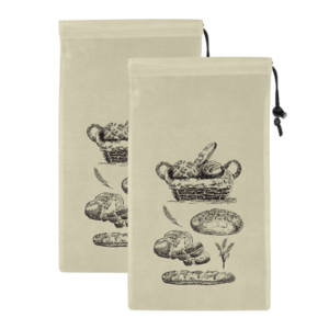 Quttin -Brotbeutel aus recyceltem Plastik - 2 Teile - 25x45 cm