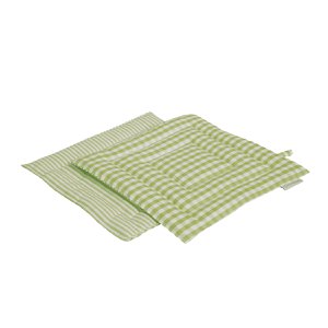 Halbleinen - Topflappen "STREIFEN/KARO“