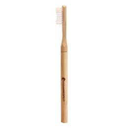 Toothbrush with interchangeable bamboo head