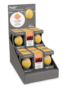 Display Schlager PiepEi / 18 Stück / intelligente Eieruhr