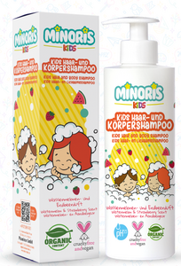 MINORIS KIDS HAAR- UND KÖRPERSHAMPOO 400ML
