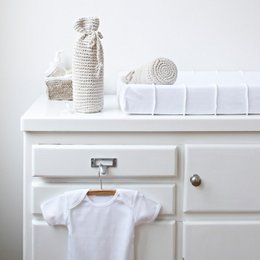Varmtvandsflaskepose lysegrå - Mamas 4 Mamas