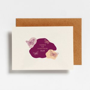 POSTCARD - THANKS FOR EVERYTHING MOM