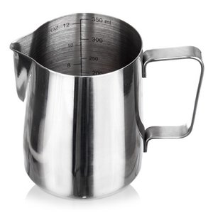 Milk Jug Steel with Measure 350 ml