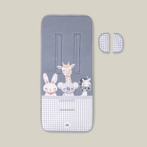 HOES VOOR WANDELWAGEN + RIEMBESCHERMER - MOD. WATERVERF