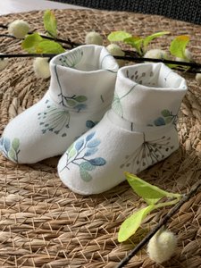 premature slippers "nature blue"