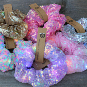 Scrunchies met LED lichtjes 'Bling'
