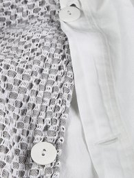 Set copripiumino lavato waffle | 2 colori