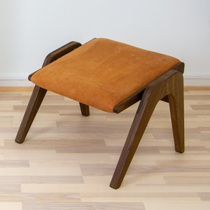 ∏-kruk, gerookt eiken / cognac leer