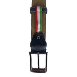 Cintura in pelle monogramma | Genuina pelle | Cintura maschile e signore | 3,5 cm | 8 colori