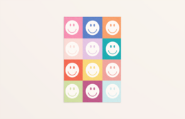 5x green smiley face cards, ideal for sending positive messages or decorating