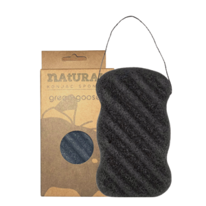 Green-Goose Charcoal Konjac Schwamm