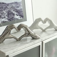 Gilde Handwerk - Sculptuur - Hart in handen - Polyresin