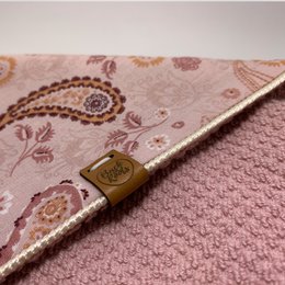 Paisley Wickeltuch - Pink / Pink