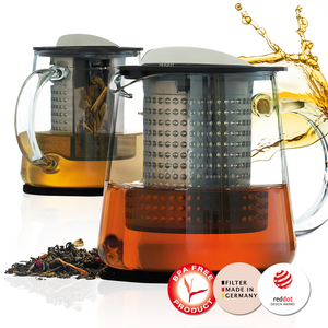 TEA CONTROL™ 0,8L, theemaker + Brew Control, zwart