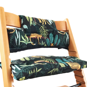 Stuhlkissen | Leoparden-Dschungel