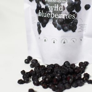 Freeze-dried wild blueberries (made from fresh berries)