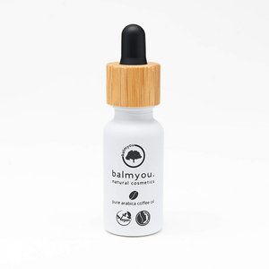 balmyou pure Arabica coffee oil (20 ml): unrefined, cold-pressed, organic, vegan, 100% pure