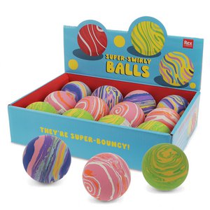Super-swirly stuiterballen
