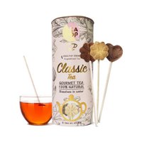 Klassische Mischung Tea On-a-Stick! 6 ERITY OF TEA IN ON PACK | 100% natürlich | Löst sich in Wasser auf