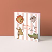 Wenskaart | Hiep Hiep Hoera (knip je slinger)