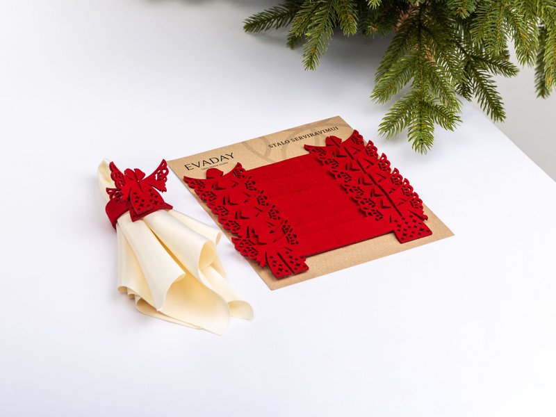 Kerst servetringen ANGEL