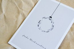 Postkort "Glædelig jul"