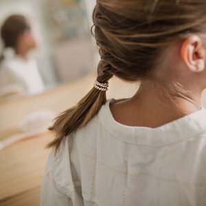 Dünne Gummibänder x14 farbig